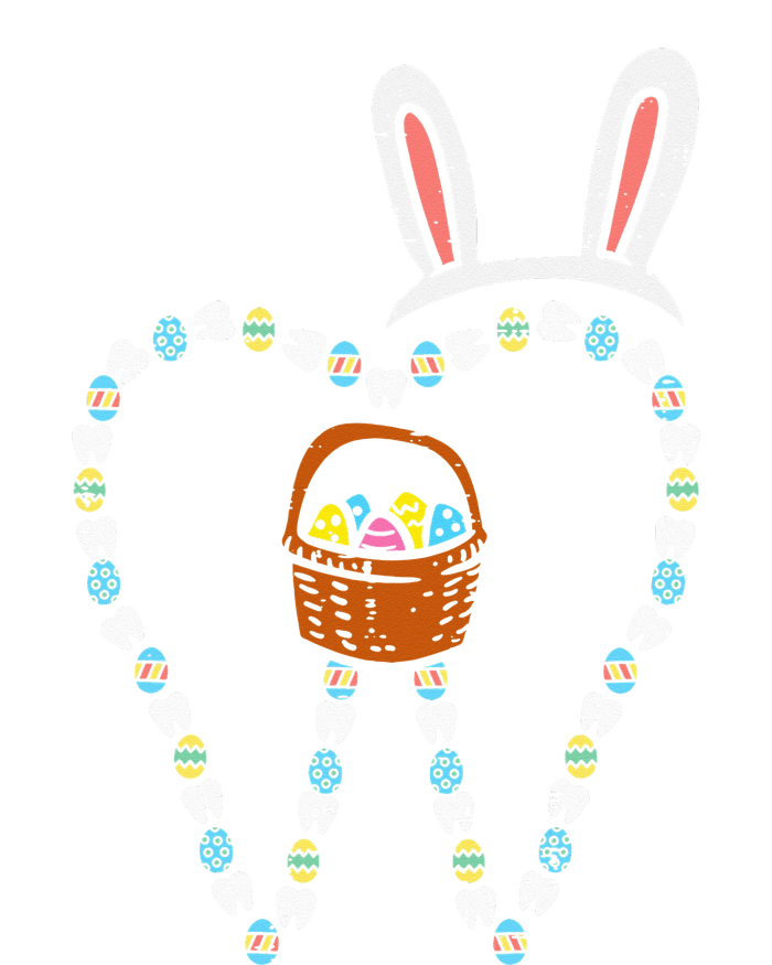 Easter Tooth Bunny Ears Cute Teeth Dentist Dental Assistant T-Shirt