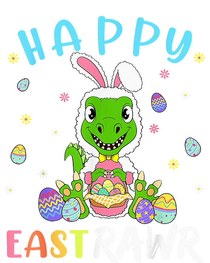 Happy Eastrawr Dinosaur T Rex Cute Easter Bunny Egg T-Shirt