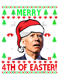 Merry 4th Of Easter Funny Joe Biden Christmas Ugly Sweater Cool Gift Women's T-Shirt