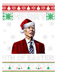 Merry 4th Of Easter Santa Joe Biden Happy Ugly Christmas Gift Tall T-Shirt