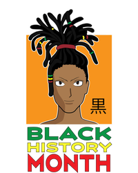 Black History Month African Anime Dreadlocks Meaningful Gift Short Acrylic Beanie