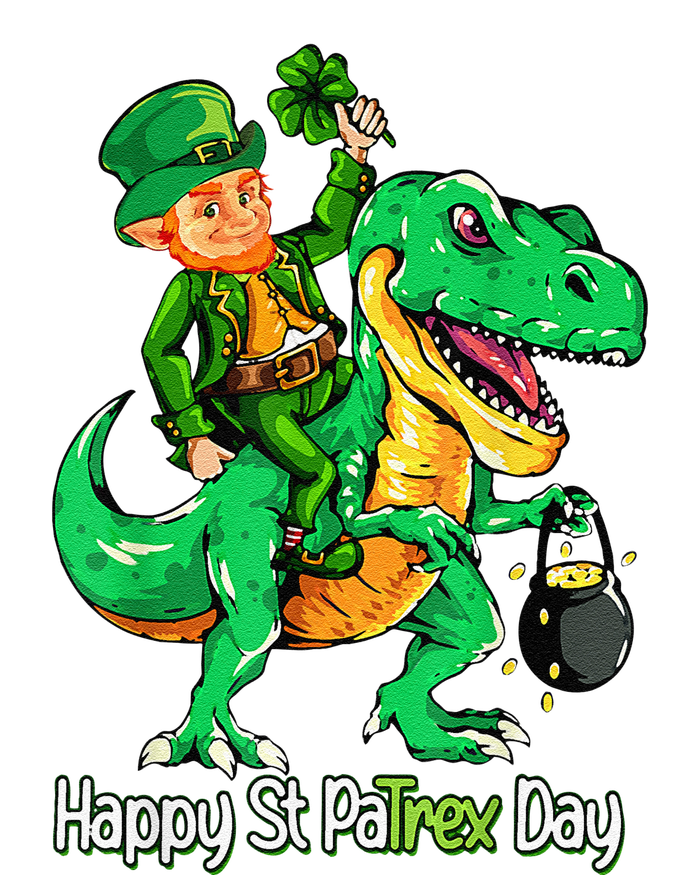 St Patricks Day Leprechaun Riding Dinosaur Gift Tall Sweatshirt