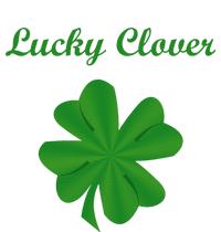 Lucky Clover Four Leaf Saint Patrick's Day Irish Women Poster