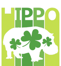 Lucky Hippo Animal St Patrick's Day Irish Gift Kids Tie-Dye T-Shirt