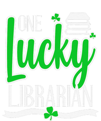 Lucky Librarian St Patricks Day Library Science Major Gift Womens Funnel Neck Pullover Hood