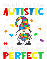 Autism Gnome Society Say I'm Autistic God Says I'm Perfect Drawstring Bag