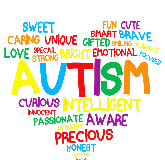 Autism Heart Autism Awareness proud Autism Mom Gifts Family Premium Hoodie