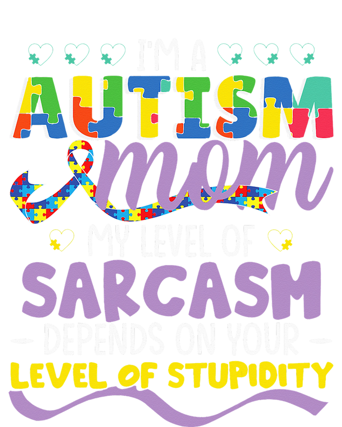 Autism Mom Awareness funny support month Women's T-Shirt