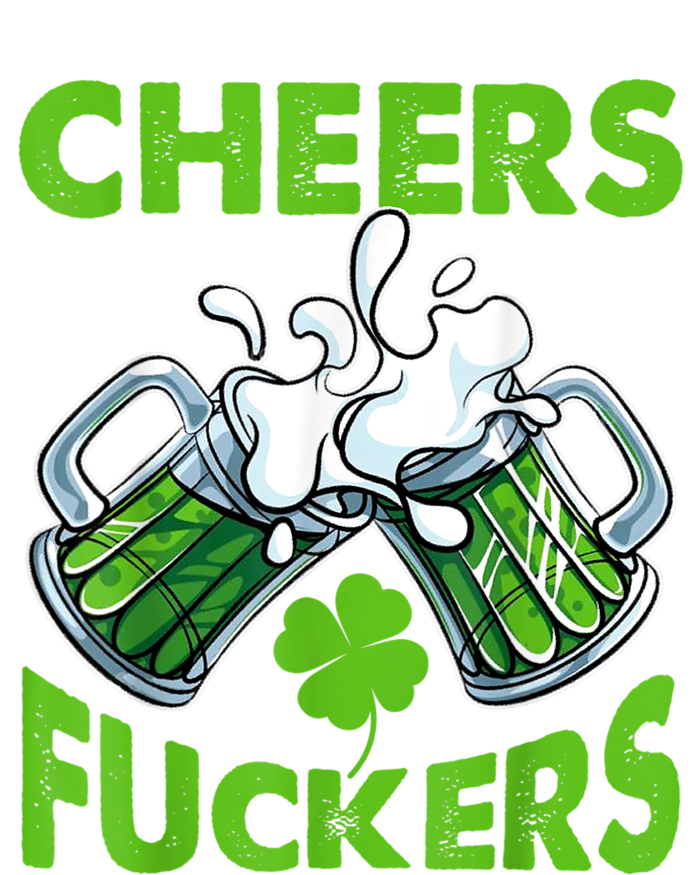 Funny Cheers Fuckers St Patricks Day Beer Mugs Drinking Insulated Varsity Jacket