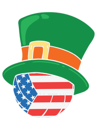 USA Flag Volleyball Leprechaun Patrick T-Shirt