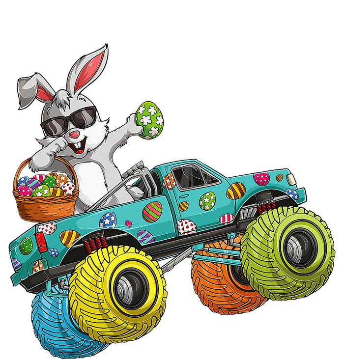 Dabbing Bunny Happy Easter Monster Truck Lovers Kids Tie-Dye T-Shirt