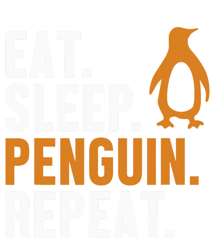 Eat Sleep Penguin Repeat Emperor Sea Bird King Penguin Women's Racerback Tank