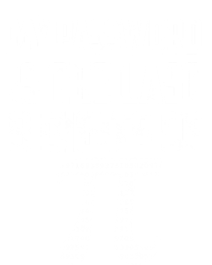 Funny My Password Is The Last 8 Digits Of Pi Gift Meaningful Gift Women's Racerback Tank