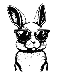 Bunny Face With Sunglasses For Easter Day Youth Performance Sprint T-Shirt