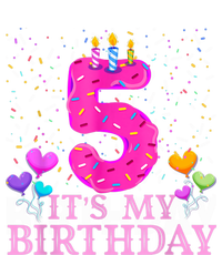 It's My 5th Birthday Sweet donut Happy 5 Year Old Tie-Dye Long Sleeve Shirt