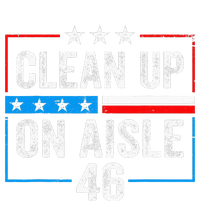 Clean Up On Aisle 46 Impeach Biden Political US America Flag  Tie-Dye T-Shirt