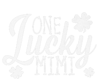 One Lucky Mimi Shamrock Gift For Saint Patrick's Day Women's Knotted Racerback Tank