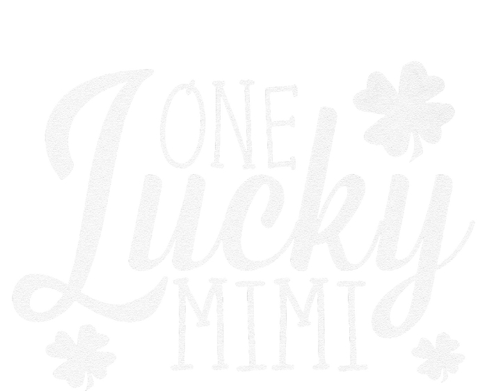 One Lucky Mimi Shamrock Gift For Saint Patrick's Day Women's Knotted Racerback Tank