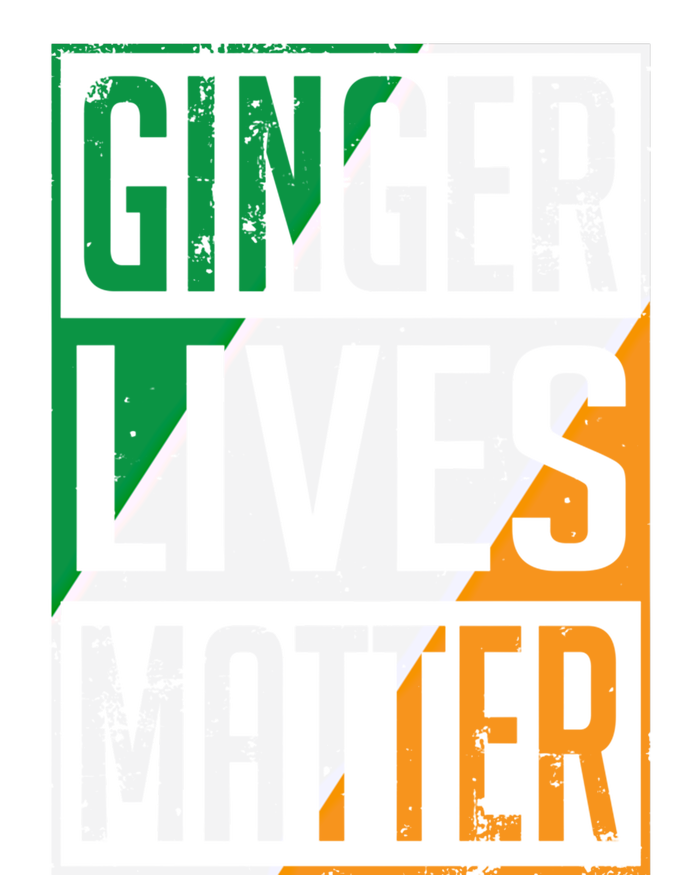 Ginger Lives Matter Irish Flag St Patricks Day Redhead Gift Valucap Bio-Washed Visor