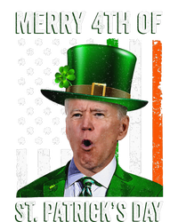 Funny Merry 4th Of St Patrick's Day Joe Biden Leprechaun Hat  Long Sleeve Pajama Set