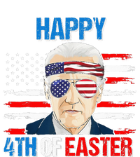 Happy 4th Of Easter Biden Confused 4th Of July American Flag  T-Shirt