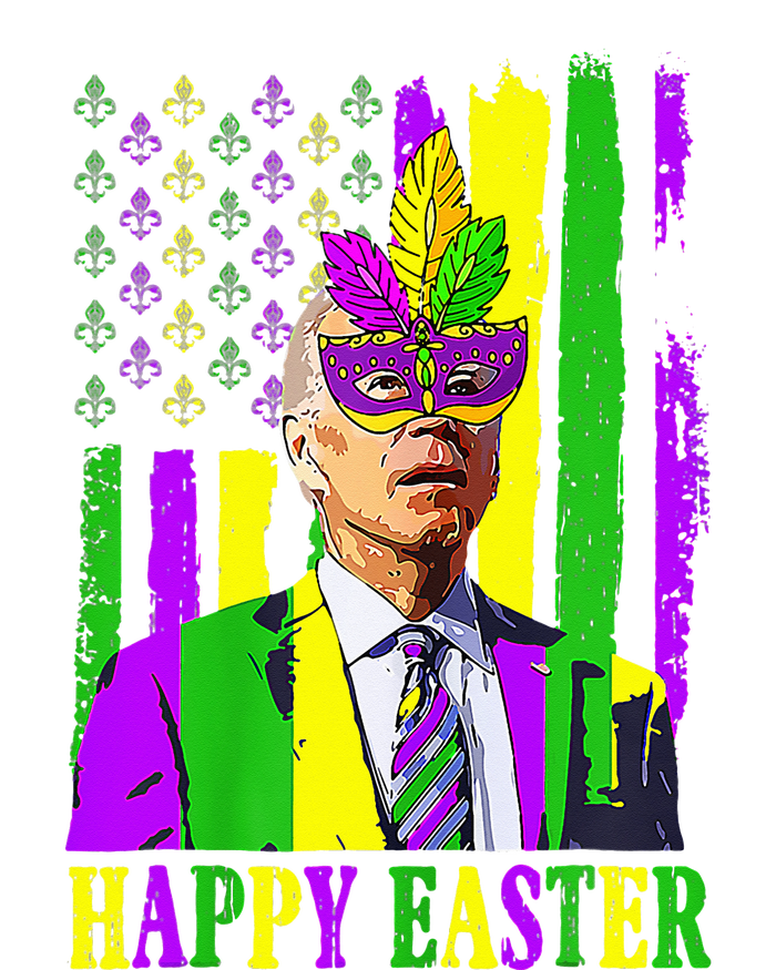 Happy 4th Of Easter Funny Joe Biden Mardi Gras Shenanigans T-Shirt