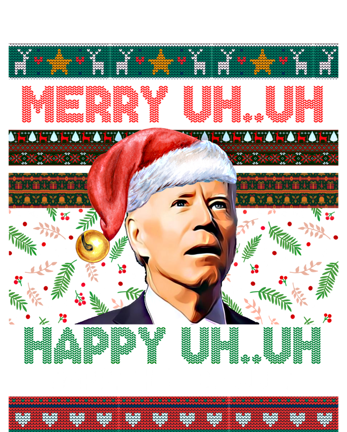 Happy 4th Of July Joe Biden Merry Uh Uh Ugly Christmas Gift Tie Dye Hoodie