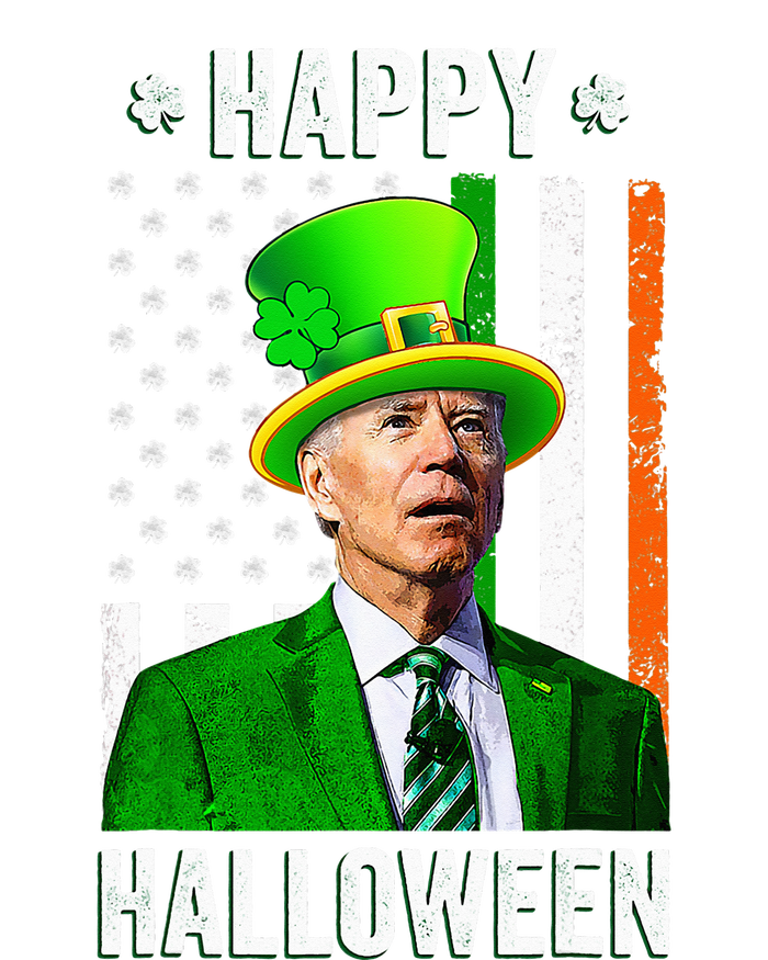 Happy Halloween Joe Biden St Patricks Day Leprechaun Hat  Toddler Sweatshirt