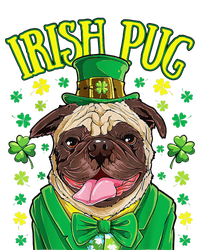 Saint Paticks Day Irish Pug Mom, Dad Rainbow T-Shirt