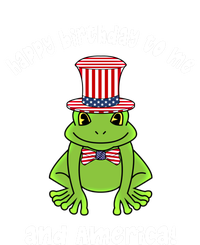 Happy Birthday To Me And America Patriotic 4th Of July Frog Gift T-Shirt