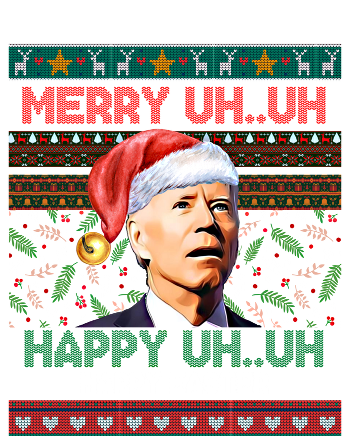 Happy Easter Joe Biden Merry Uh Uh Ugly Christmas Gift Women's Flannel Pajama Set