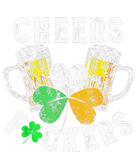 Cheers Fuckers St Patricks Day Women Beer Drinking Coaster