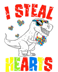 I Steal Hearts Dinosaur Autism Awareness Boy Women's T-Shirt