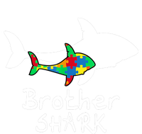 Brother Shark Puzzle Piece Cool Autism Awareness Gift Knit Cap Winter Beanie