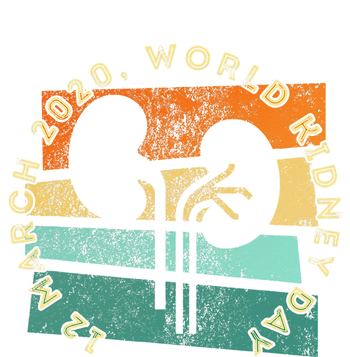 Vintage Retro Design WORLD KIDNEY DAY T-Shirt