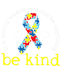 Autism Awareness Kindness Ribbon Heart Grommeted Golf Towel