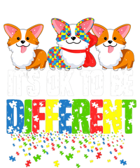 Autism Awareness Day Corgi, It's Ok To Be Different High Crown Mesh Back Trucker Hat