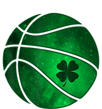 St Patricks Day Shirts Basketball Shamrock Lucky Clover Irish Women's Knotted Racerback Tank