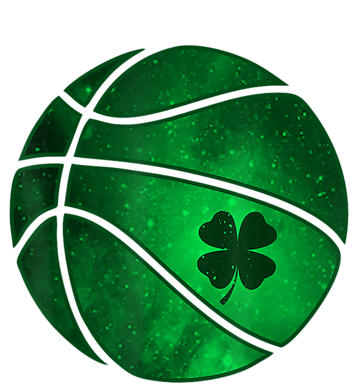 St Patricks Day Shirts Basketball Shamrock Lucky Clover Irish Women's Knotted Racerback Tank