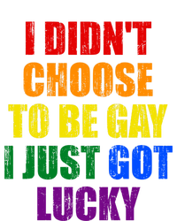 I Didn't Choose To Be Gay I Just Got Lucky Gift Mesh Reversible Basketball Jersey Tank