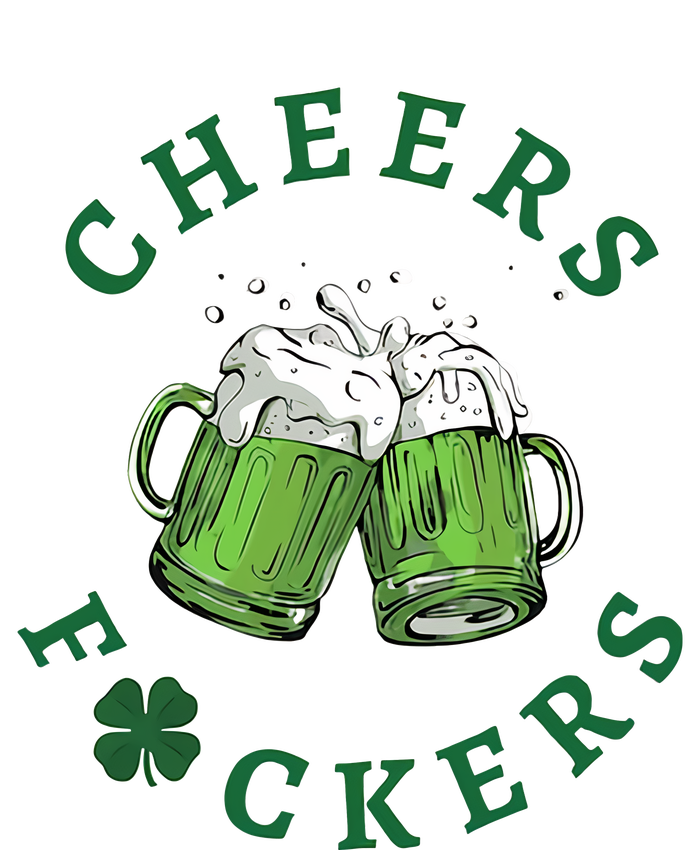 Cheers Fucker Beer Lover Drinking Team Saint Patrick's Day Matching Group Hooded Wearable Blanket