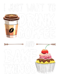 Drink Coffee And Bake Things Funny Pastry Baker Gift Toddler Fine Jersey T-Shirt