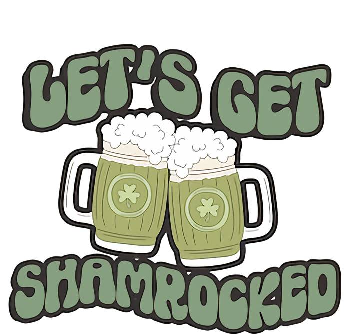 Let's Get Shamrocked Lucky Clover Drinking Team Saint Patrick's Day T-Shirt