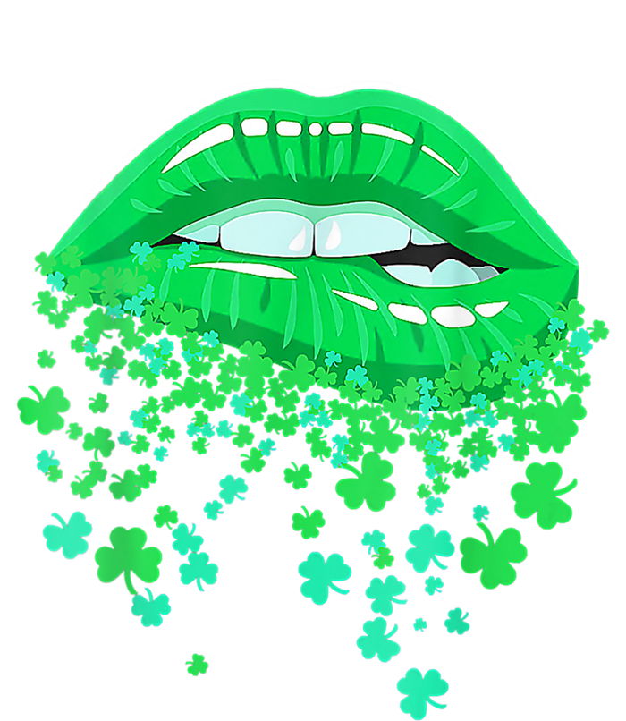 Lips Sexy Green Cool Irish Shamrock St Patricks Day Hoodie