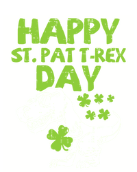 St Patricks Day Shirts Happy St Pat Trex Day Dino Gift Women's Long Sleeve Flannel Pajama Set 