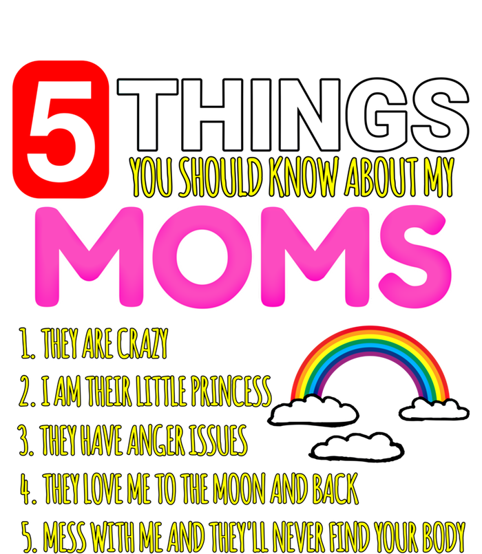 5 Things You Should Know About My Gay Moms Proud Daughter Gift Zip Tote Bag