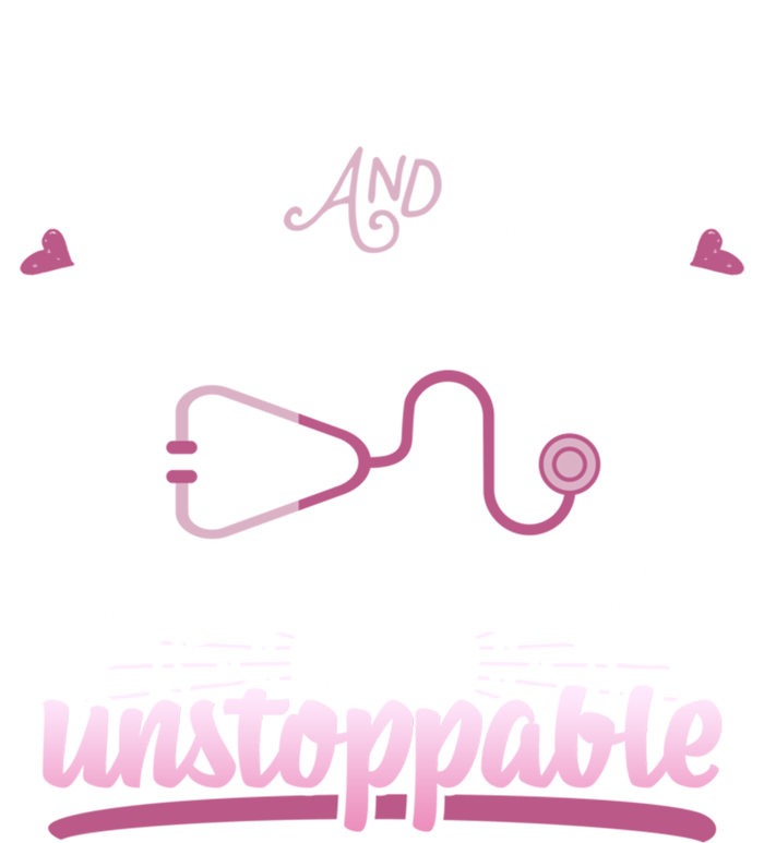 Christian Doctor Nurse Gift Jesus In Her Heart Stethoscope Gift Kids T-Shirt