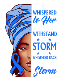 African Afro I Am The Storm Colon Cancer Awareness Gift Sustainable Knit Beanie