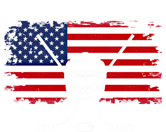 American Flag Hockey Gift Hockey Gift T-Shirt