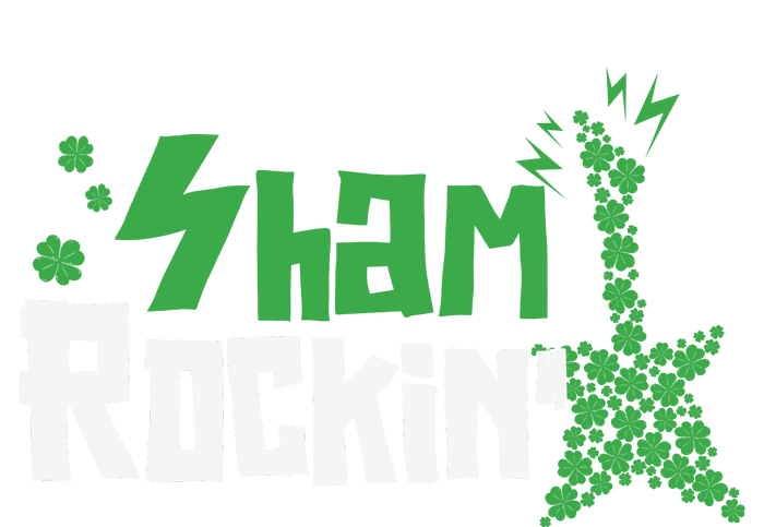 Shamrockin Electric Guitar St Patricks Day Tie-Dye T-Shirt